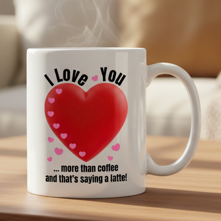Mug & Teddy Bear Gift Set – Love You More Than Coffee